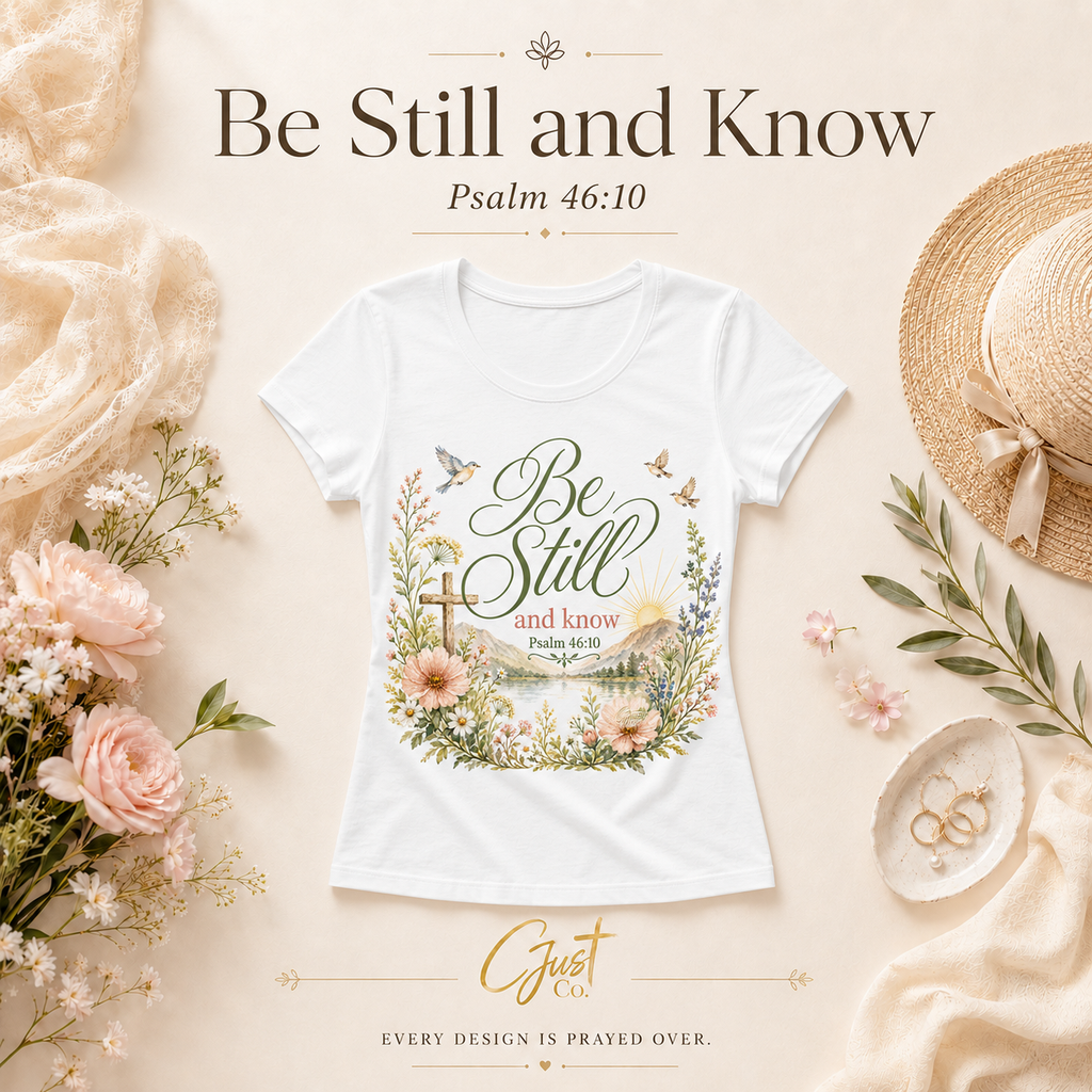 Be Still and Know — Women’s District Tee
