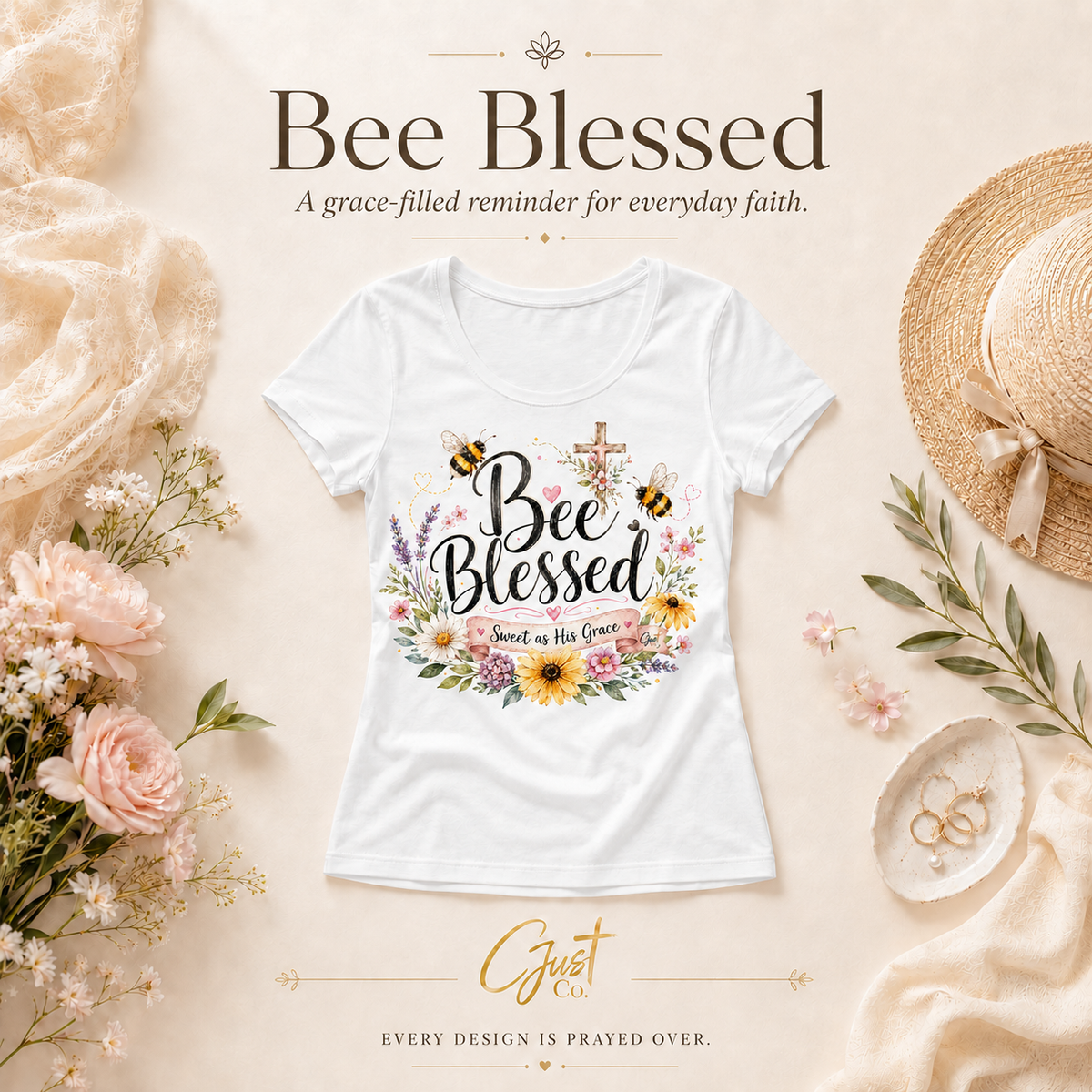 Bee Blessed — Women’s District Tee