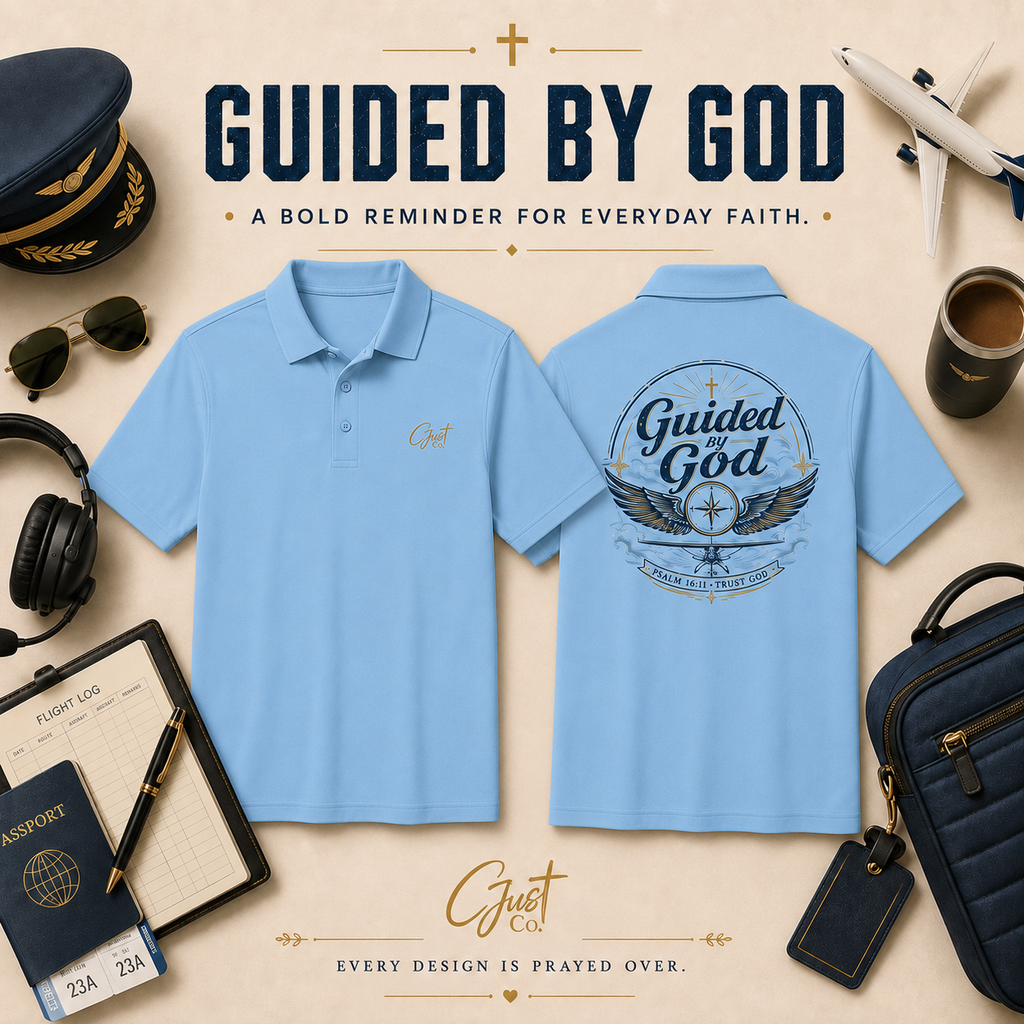Guided by God — Men’s Core 365 Polo