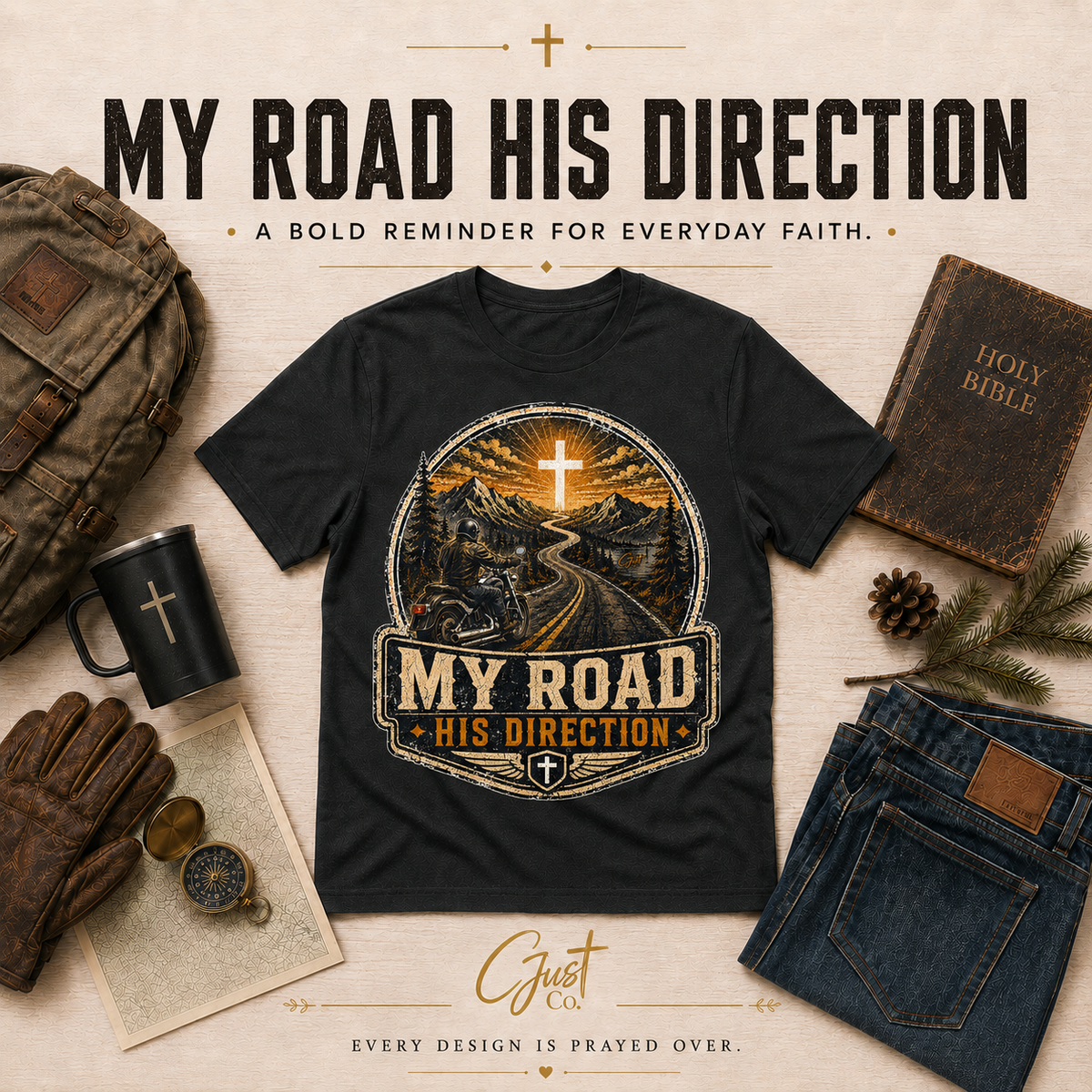 My Road His Direction — Men’s District Tee