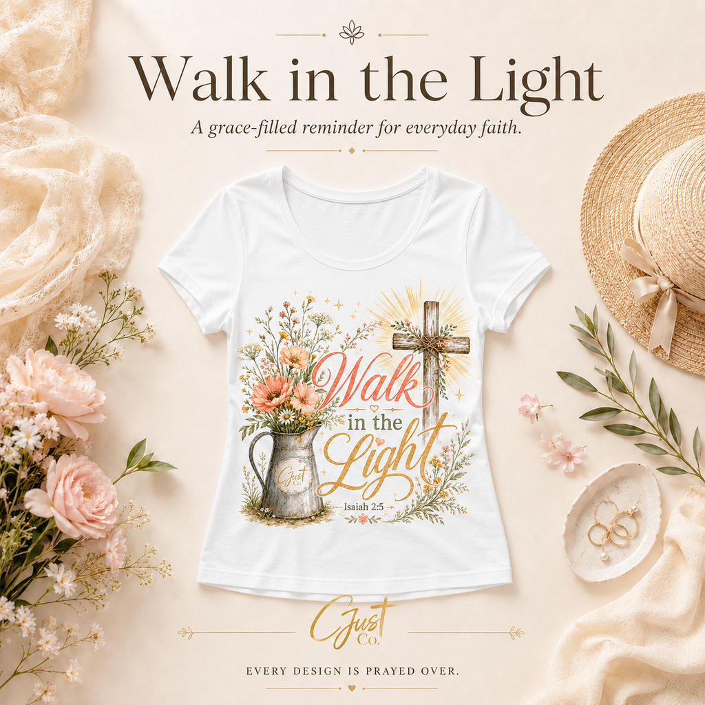 Walk in the Light — Women’s District Tee