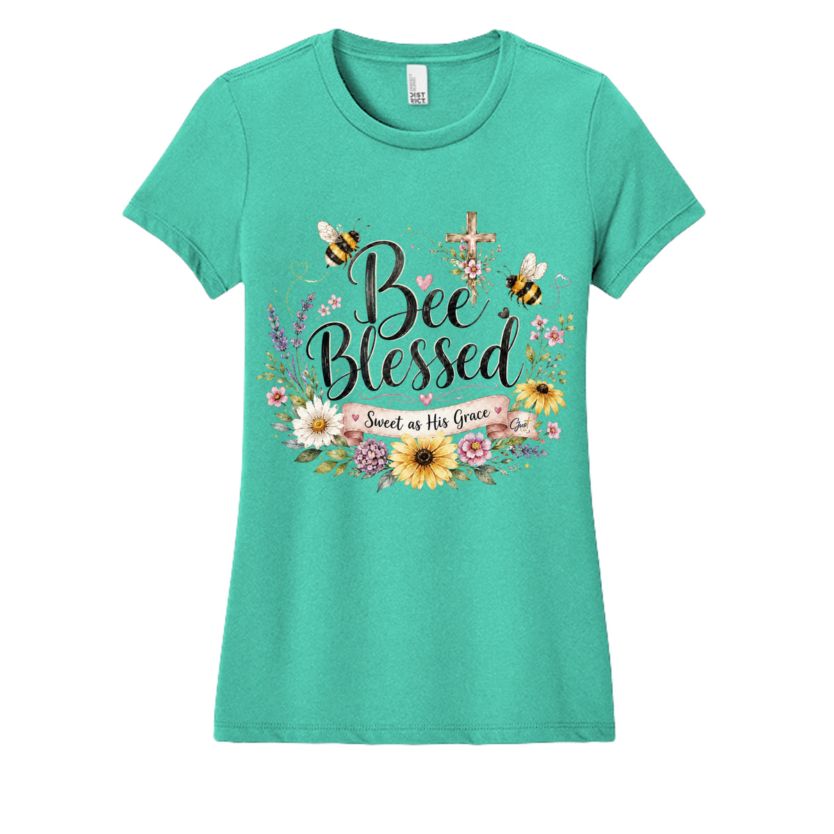 Aqua Heather - DM108L - FRONT