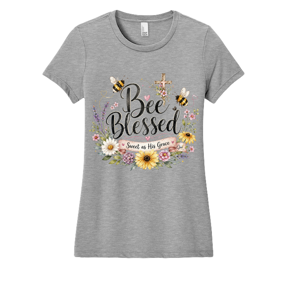 Light Heather Grey - DM108L - FRONT