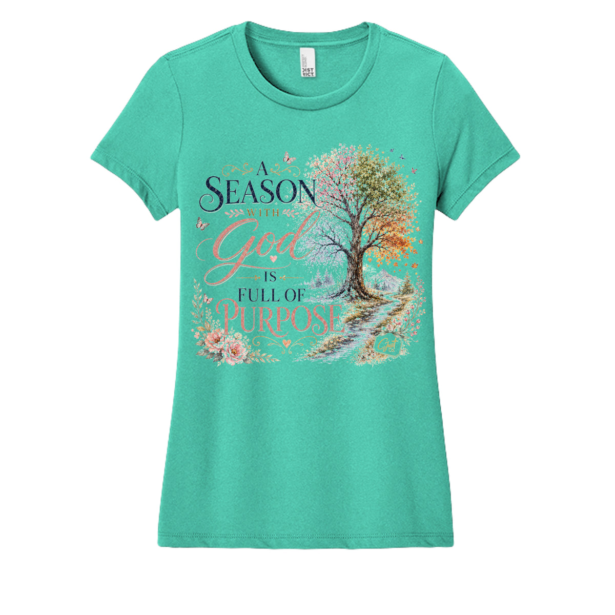 Aqua Heather - DM108L - FRONT