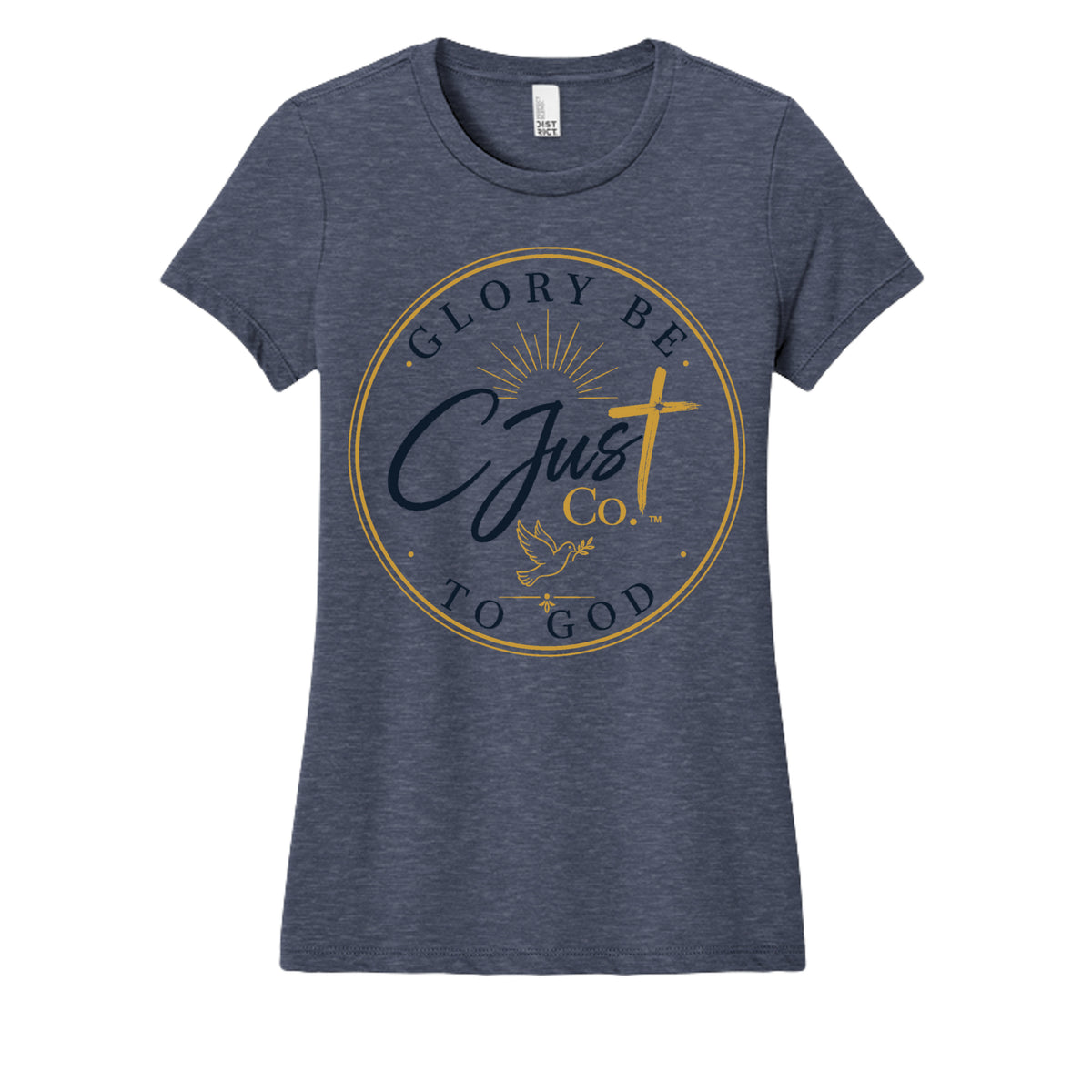 Heathered Navy - DM108L - FRONT