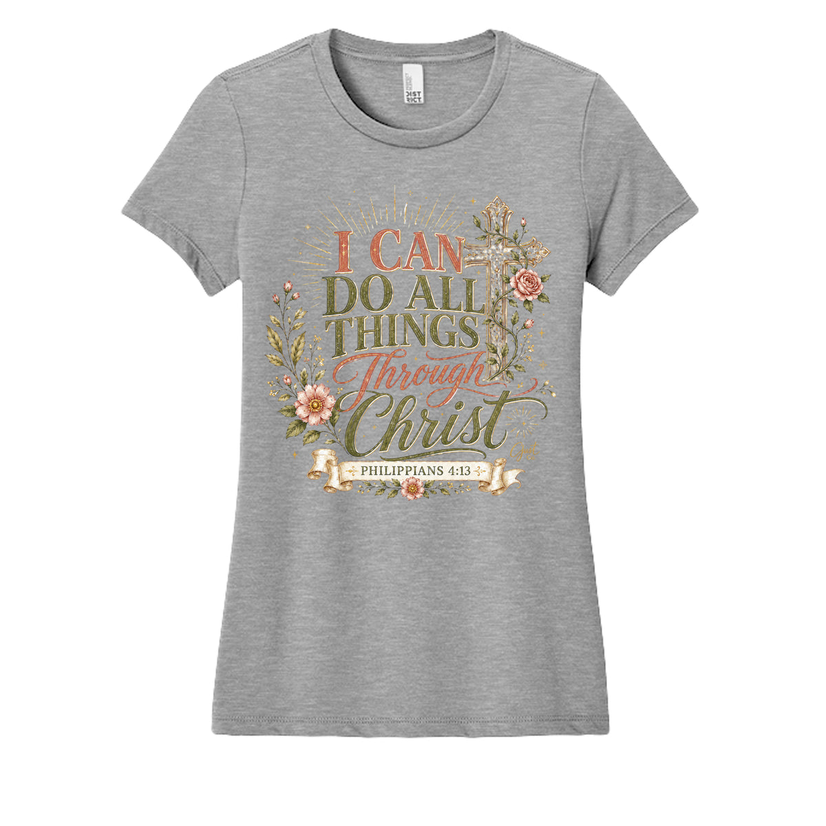 Light Heather Grey - DM108L - FRONT