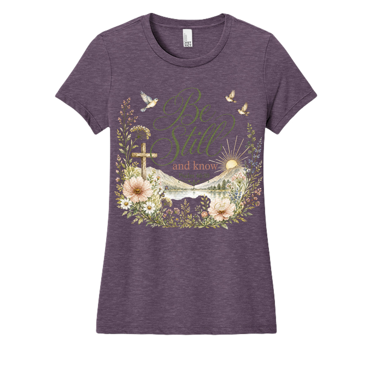 Heathered Eggplant - DM108L - FRONT