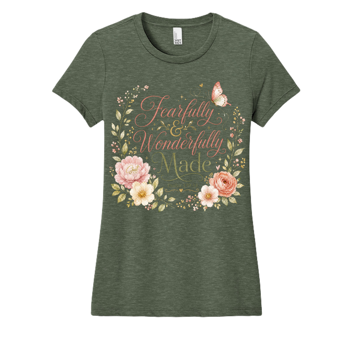 Heathered Olive - DM108L - FRONT