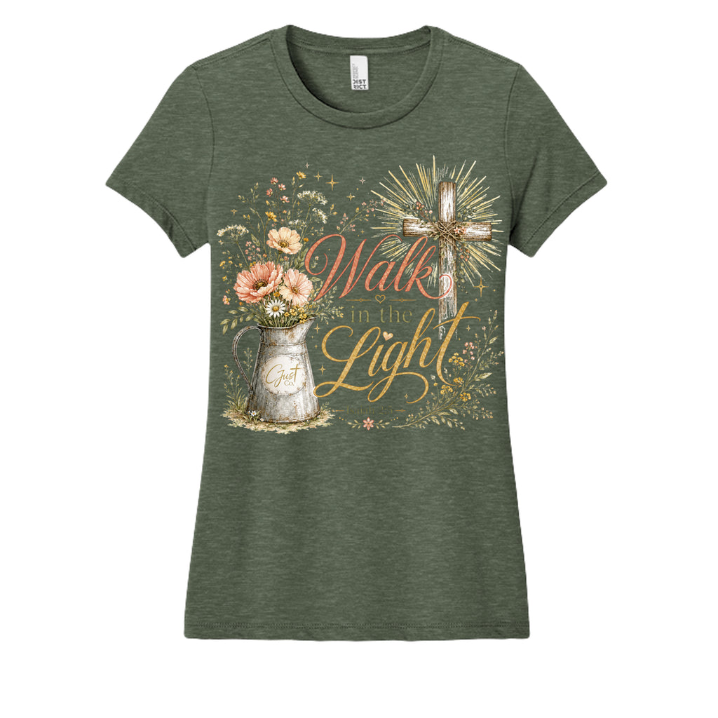 Heathered Olive - DM108L - FRONT